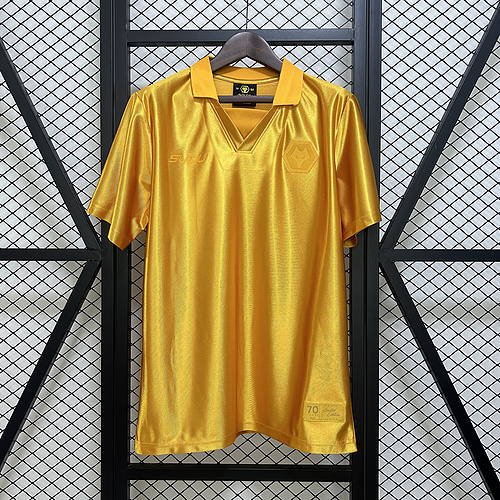 25-26 Wolves 70th Anniversary yellow S-4XL